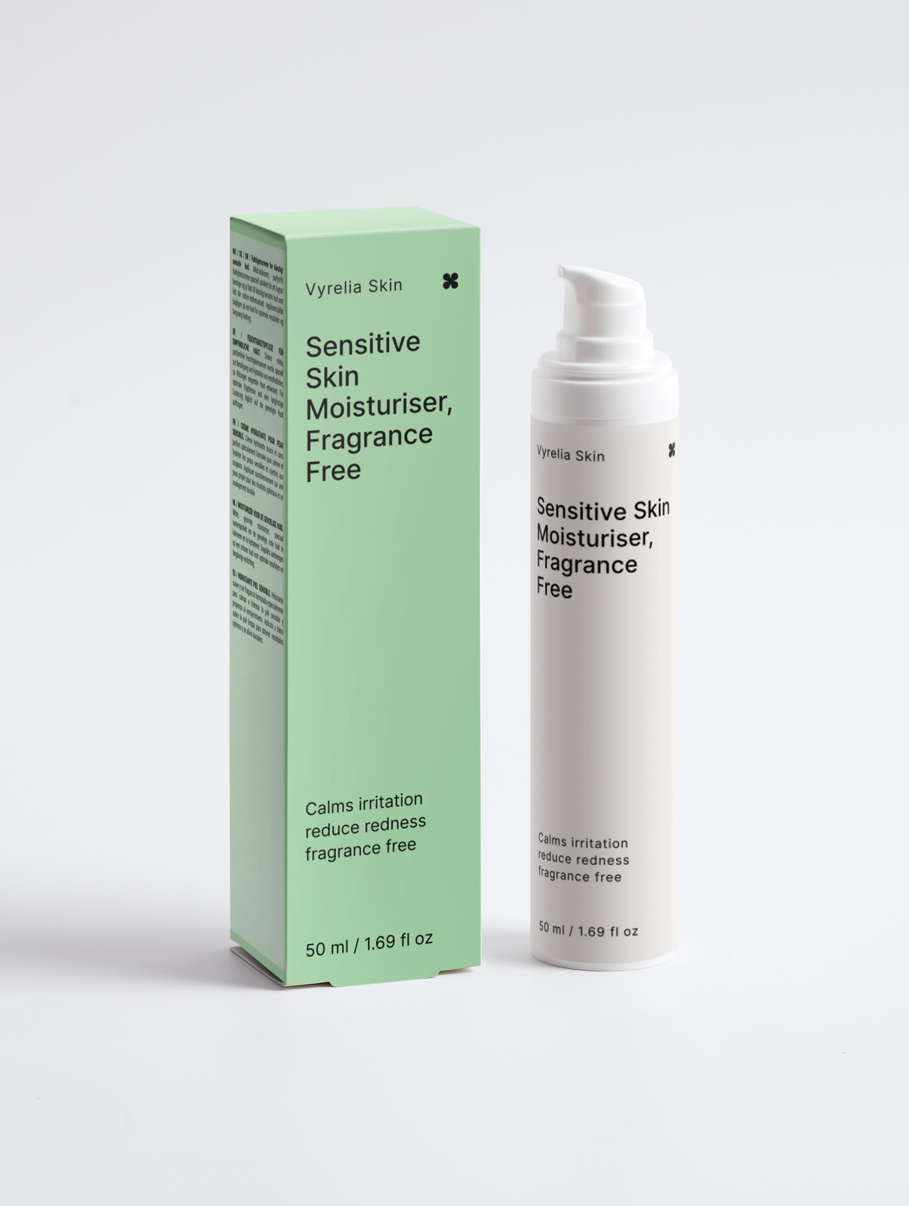 Sensitive Skin Moisturiser, Fragrance Free